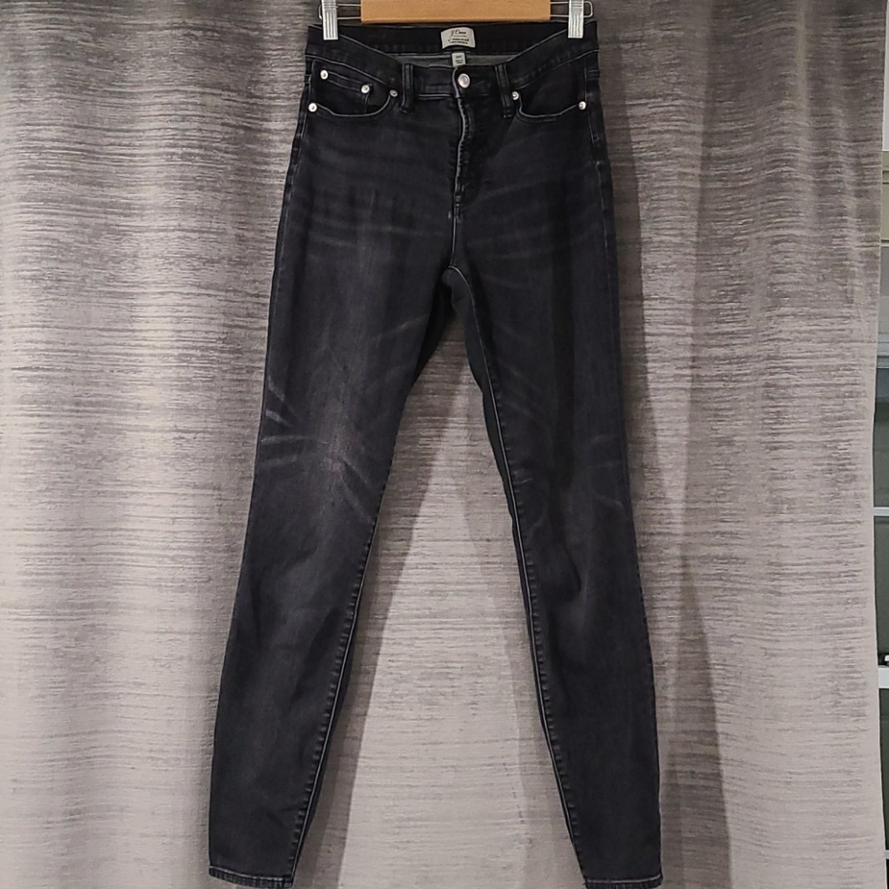J. Crew 9" High-Rise Toothpick Skinny Jean, 28 Tall-Item H3262 - Picture 2 of 10